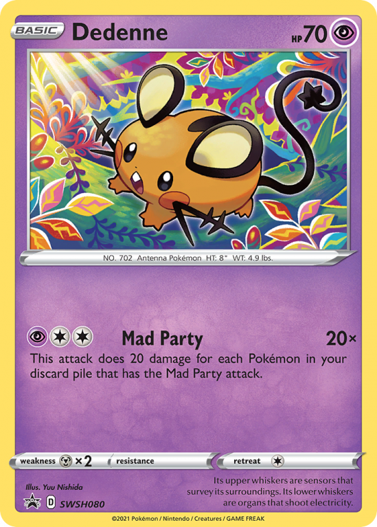 Dedenne SWSH080/103 Sword & Shield SWSH Black Star Promos