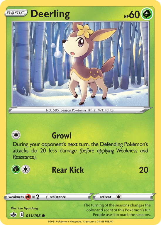 Deerling 11/198 Sword & Shield Chilling Reign