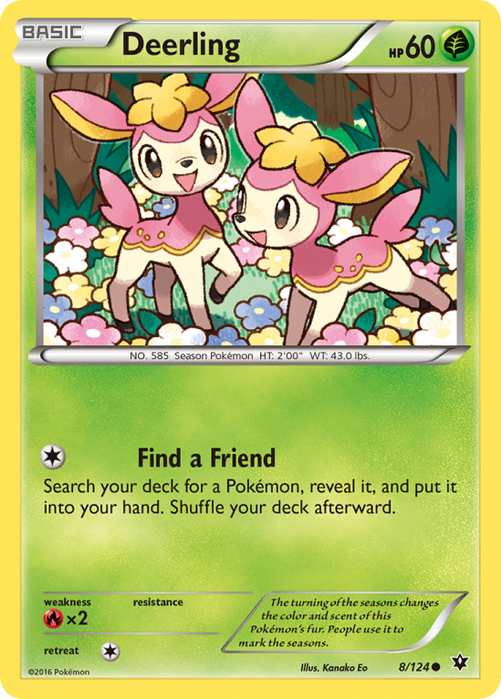 Deerling 8/124 XY Fates Collide