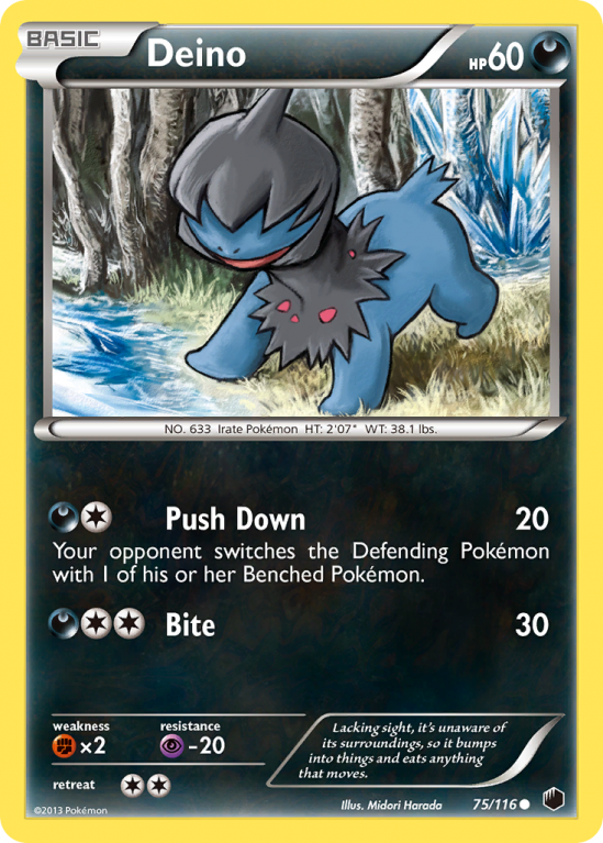Deino 75/116 Black & White Plasma Freeze