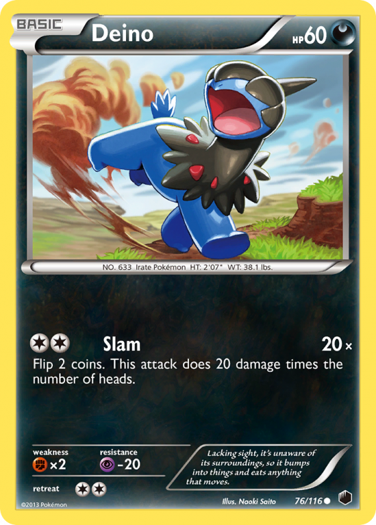 Deino 76/116 Black & White Plasma Freeze