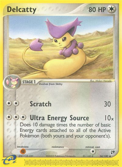 Delcatty 34/100 EX Sandstorm