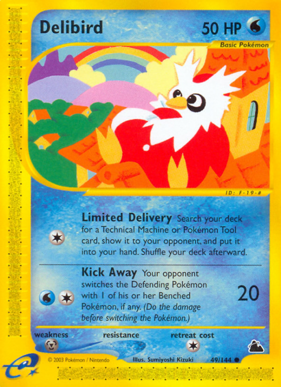 Delibird 49/182 E-Card Skyridge
