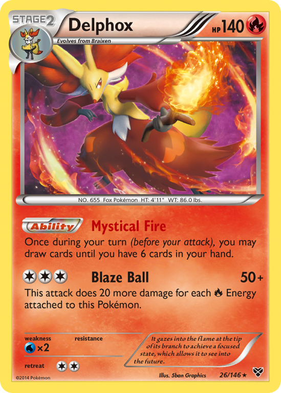 Delphox 26/146 XY XY