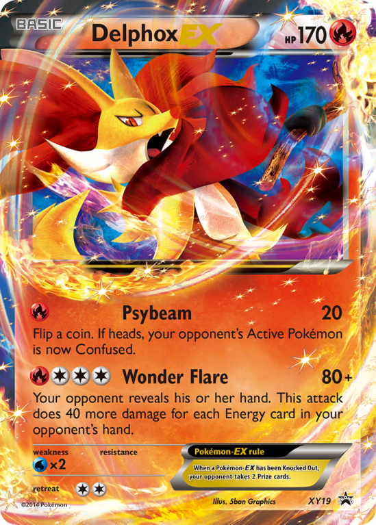 Delphox-EX XY19/183 XY XY Black Star Promos