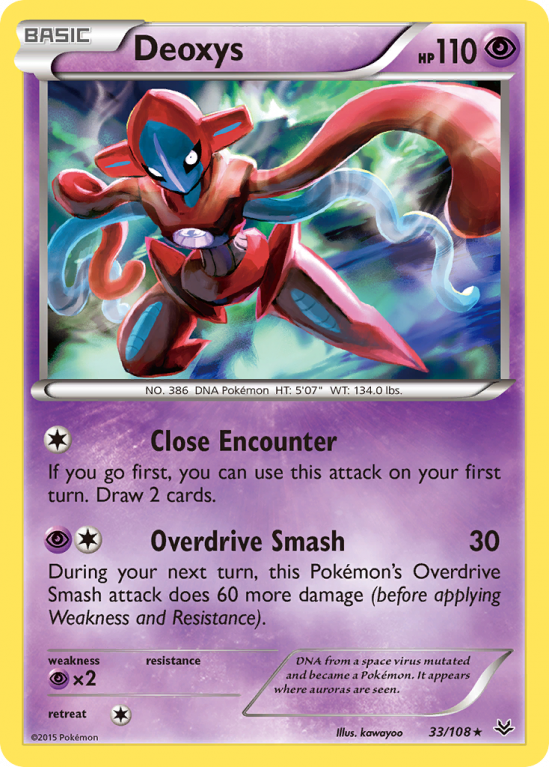 Deoxys 33/108 XY Roaring Skies