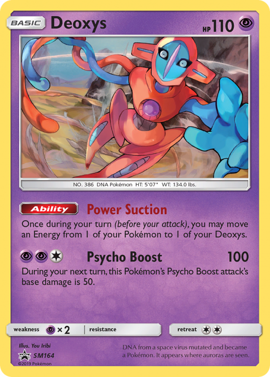 Deoxys SM164/156 Sun & Moon SM Black Star Promos