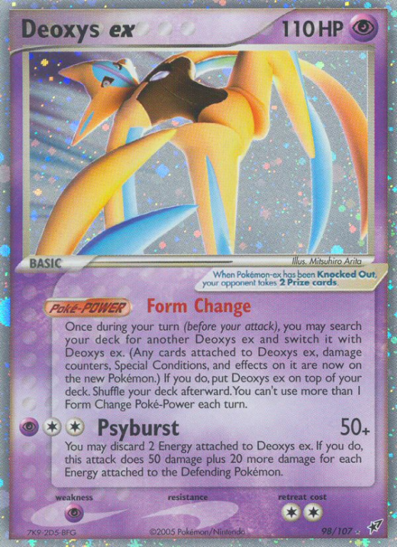 Deoxys ex 98/107 EX Deoxys