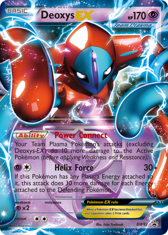 Deoxys-EX BW82/101 Black & White BW Black Star Promos