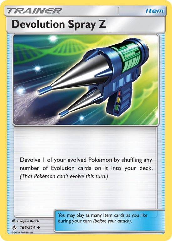 Devolution Spray Z 166/214 Sun & Moon Unbroken Bonds