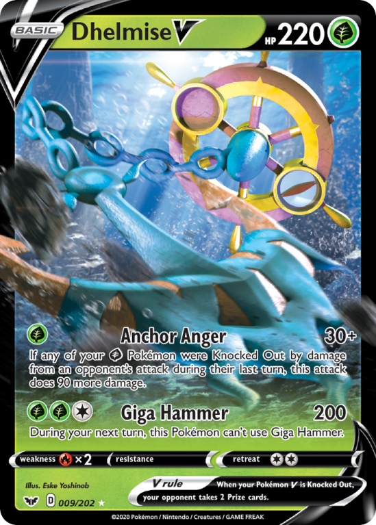 Dhelmise V 9/202 Sword & Shield Sword & Shield