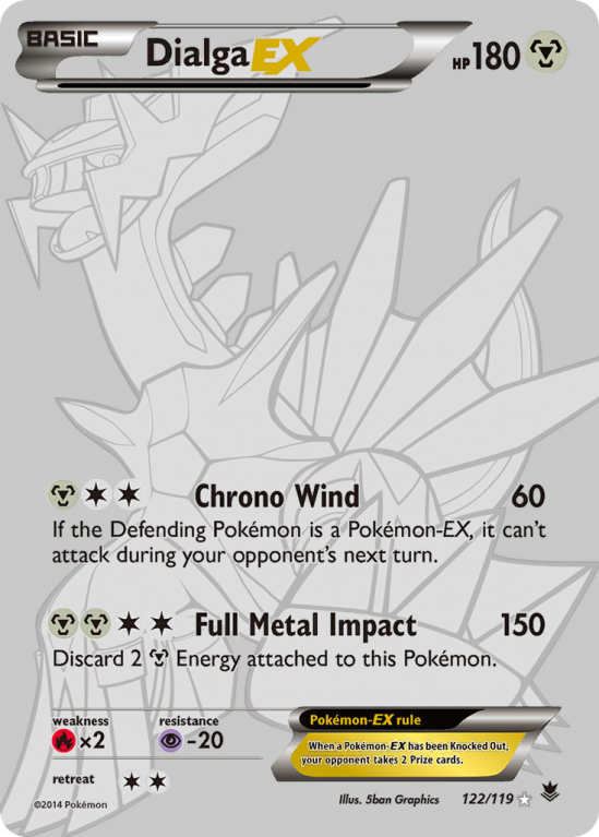 Dialga-EX 122/119 XY Phantom Forces