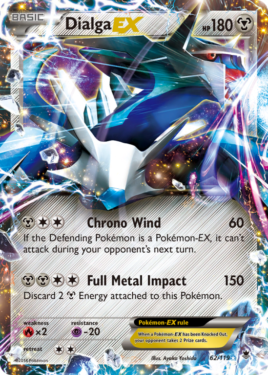 Dialga-EX 62/119 XY Phantom Forces