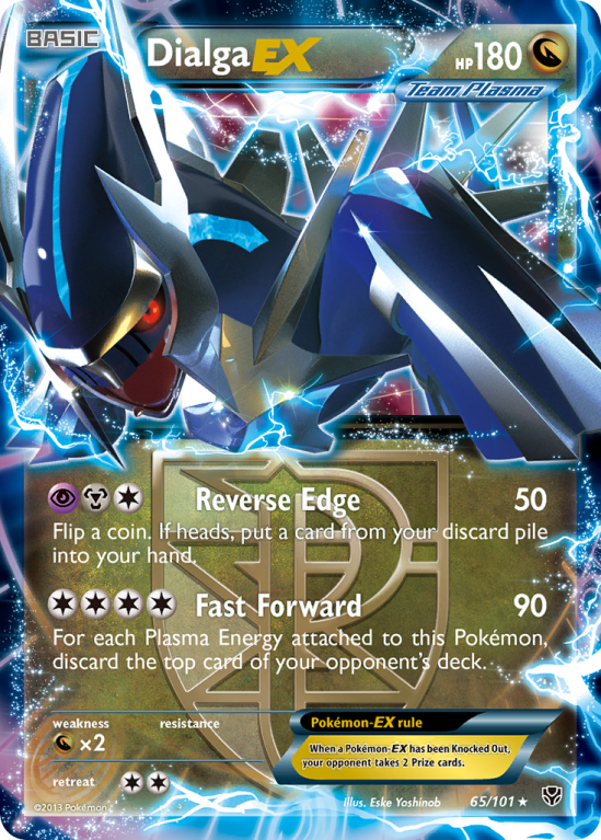 Dialga-EX 65/101 Black & White Plasma Blast