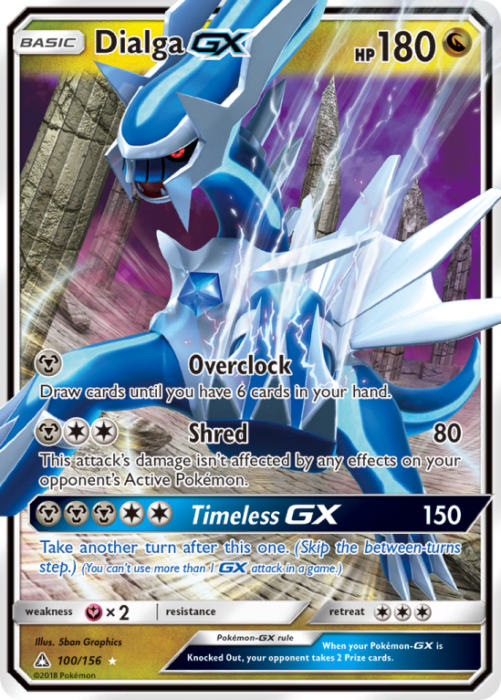 Dialga-GX 100/156 Sun & Moon Ultra Prism