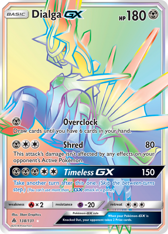 Dialga-GX 138/131 Sun & Moon Forbidden Light