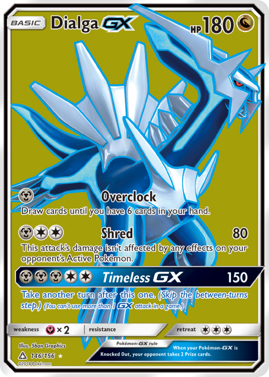 Dialga-GX 146/156 Sun & Moon Ultra Prism