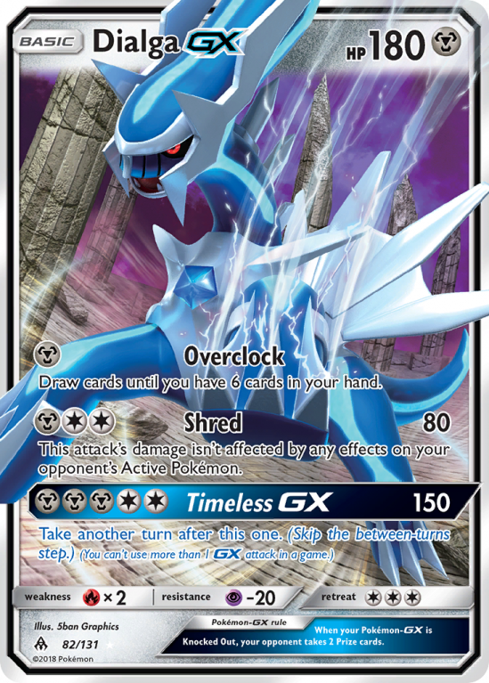 Dialga-GX 82/131 Sun & Moon Forbidden Light