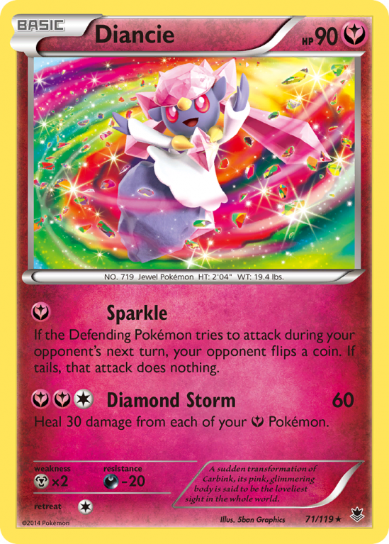 Diancie 71/119 XY Phantom Forces