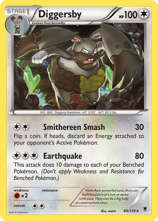 Diggersby 88/119 XY Phantom Forces