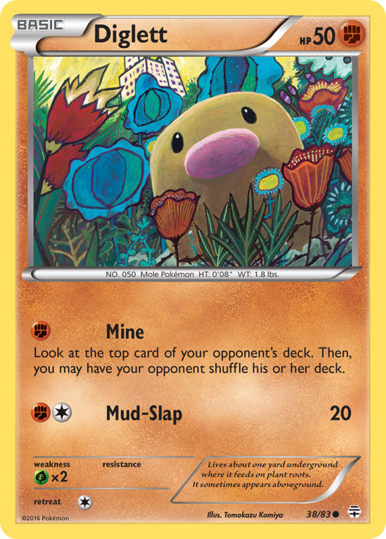 Diglett 38/115 XY Generations