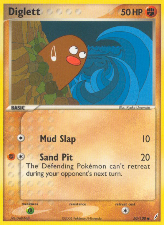 Diglett 50/100 EX Crystal Guardians