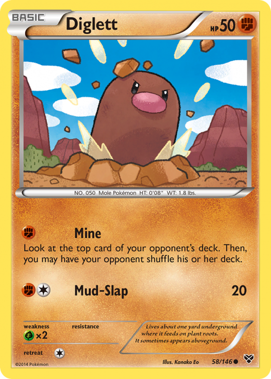 Diglett 58/146 XY XY