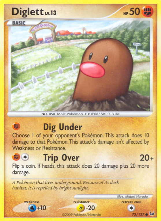 Diglett 72/127 Platinum Platinum