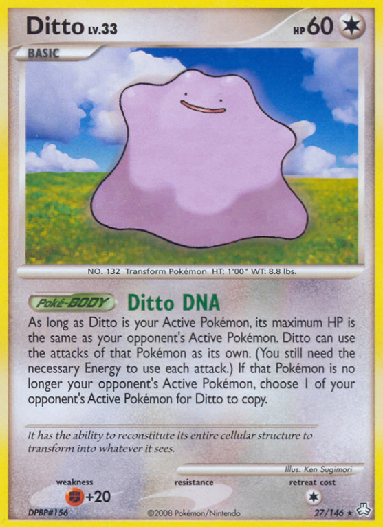 Ditto 27/146 Diamond & Pearl Legends Awakened