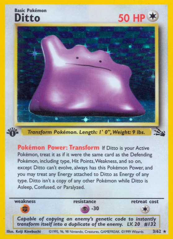 Ditto 3/62 Base Fossil