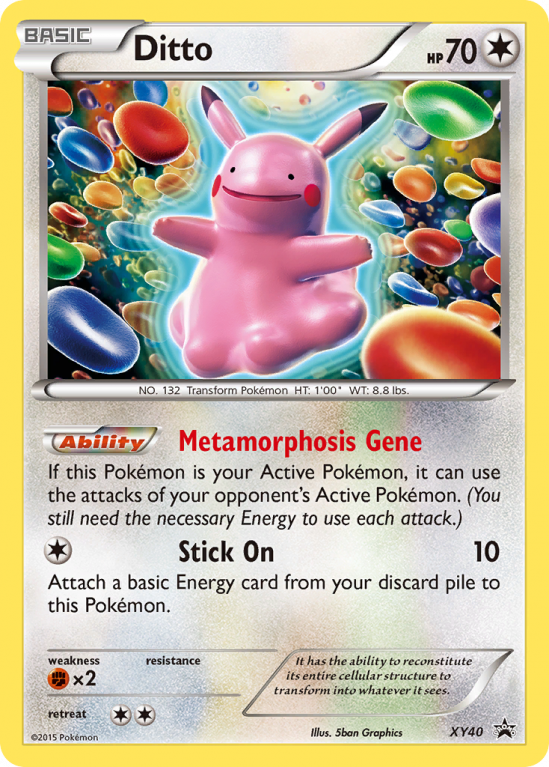 Ditto XY40/183 XY XY Black Star Promos