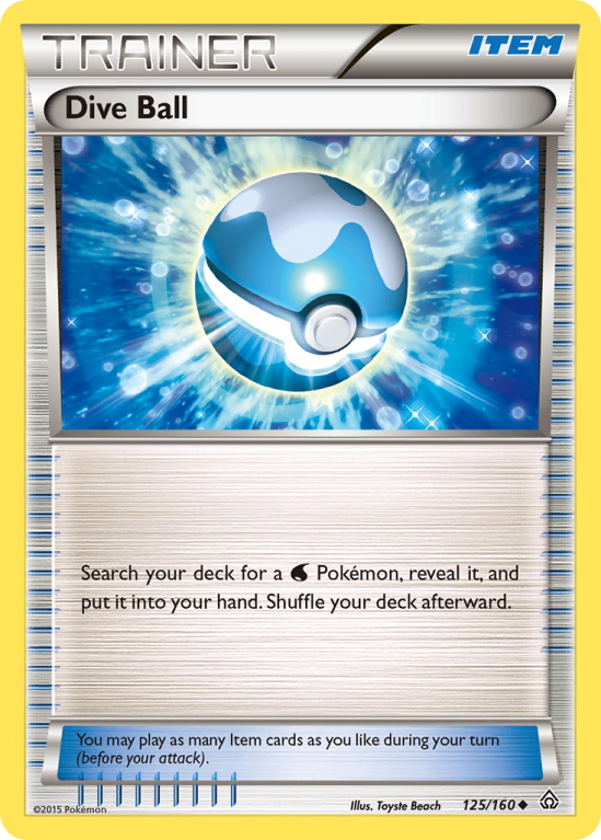 Dive Ball 125/160 XY Primal Clash