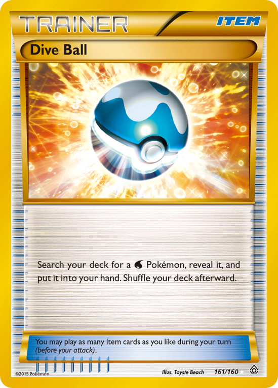 Dive Ball 161/160 XY Primal Clash
