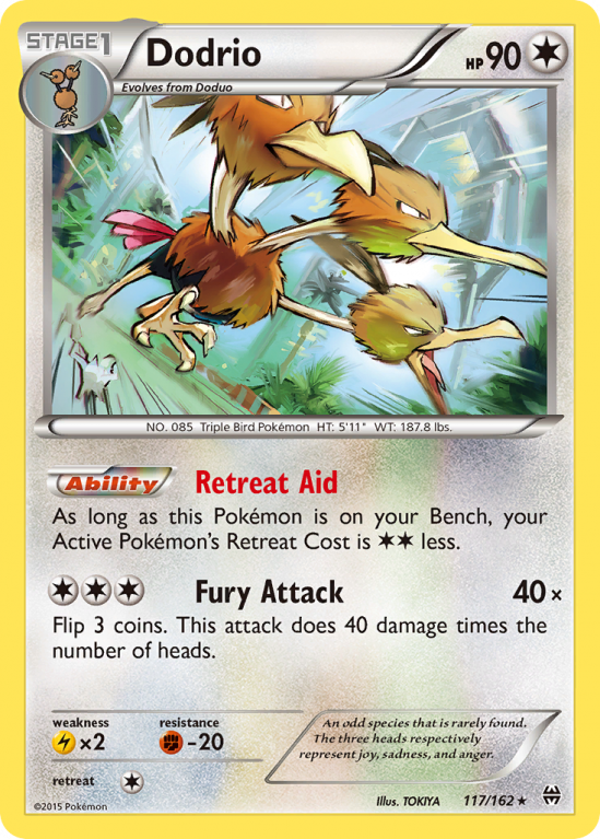 Dodrio 117/162 XY BREAKthrough