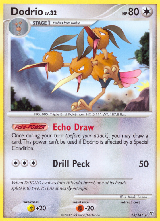Dodrio 25/147 Platinum Supreme Victors
