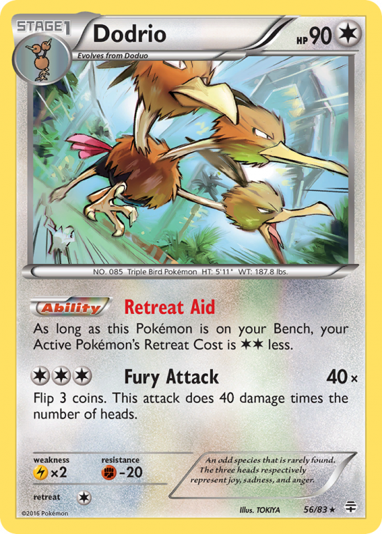Dodrio 56/115 XY Generations