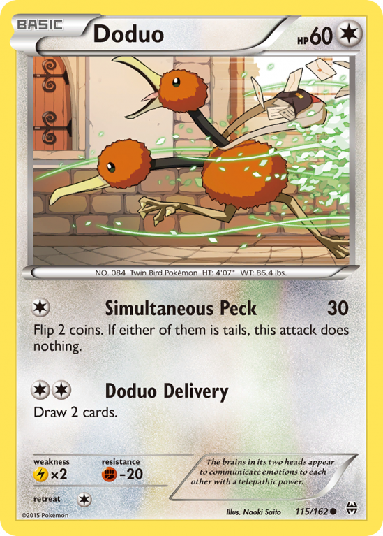 Doduo 115/162 XY BREAKthrough