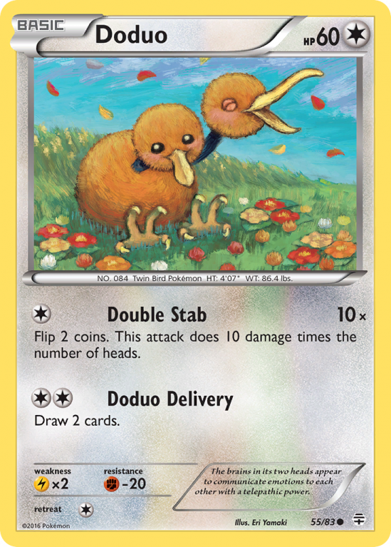 Doduo 55/115 XY Generations