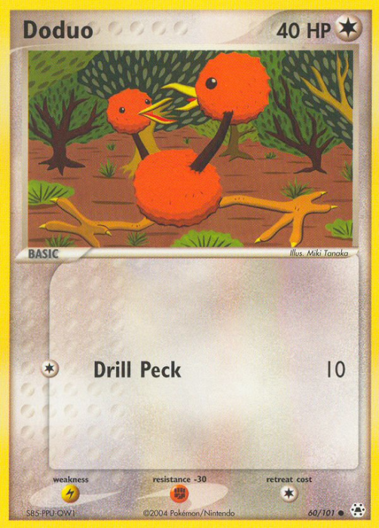 Doduo 60/101 EX Hidden Legends