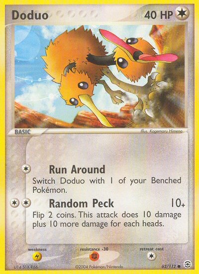 Doduo 62/112 EX FireRed & LeafGreen