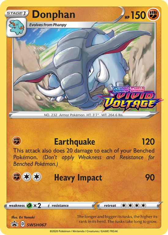 Donphan SWSH067/103 Sword & Shield SWSH Black Star Promos