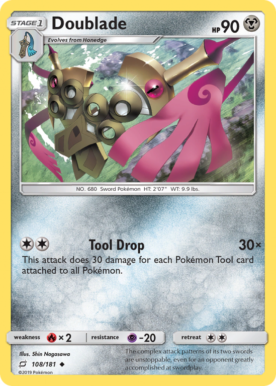 Doublade 108/181 Sun & Moon Team Up
