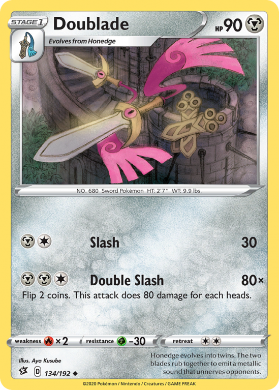 Doublade 134/192 Sword & Shield Rebel Clash
