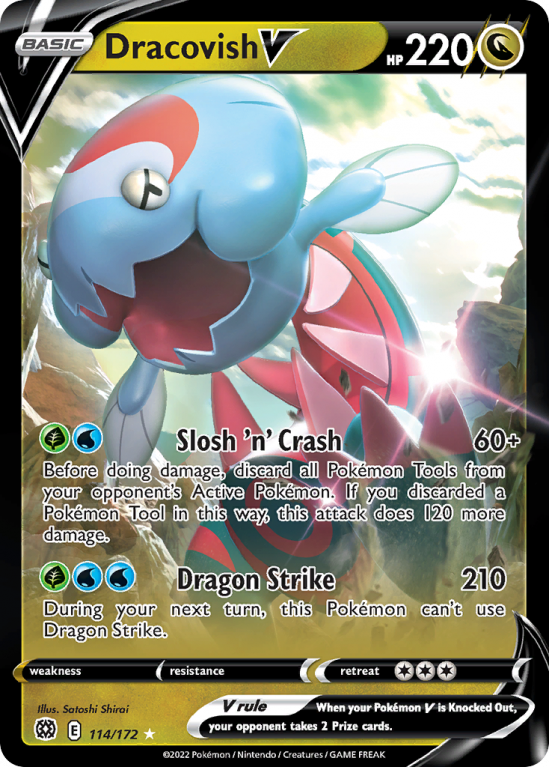Dracovish V 114/172 Sword & Shield Brilliant Stars