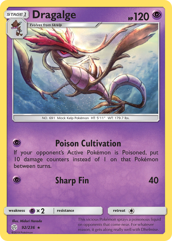 Dragalge 92/236 Sun & Moon Cosmic Eclipse