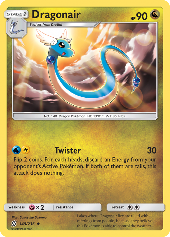 Dragonair 149/236 Sun & Moon Unified Minds
