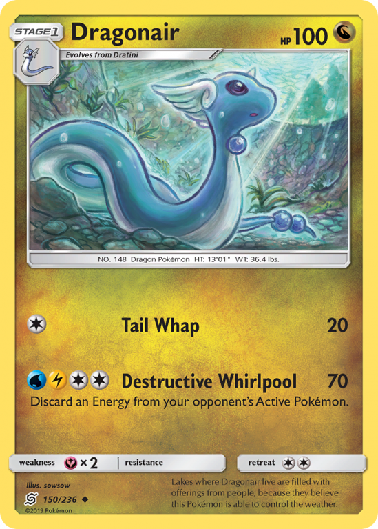 Dragonair 150/236 Sun & Moon Unified Minds