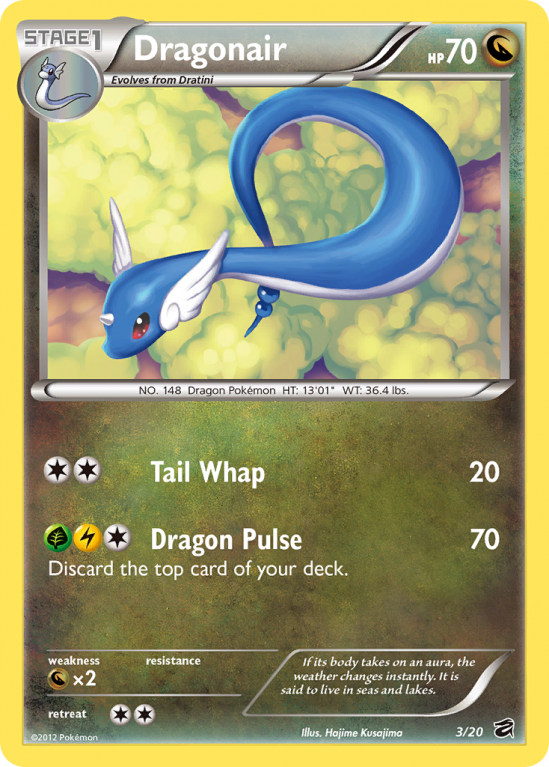 Dragonair 3/20 Black & White Dragon Vault