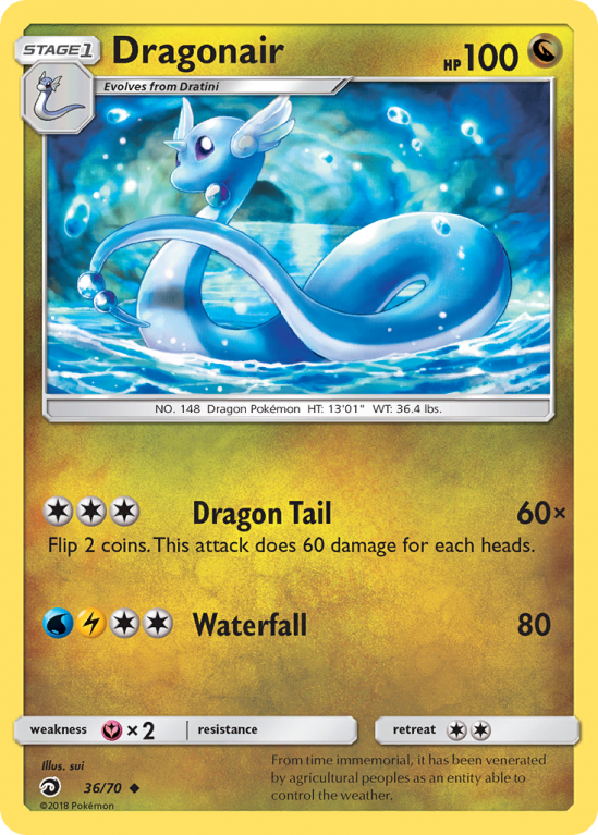 Dragonair 36/70 Sun & Moon Dragon Majesty