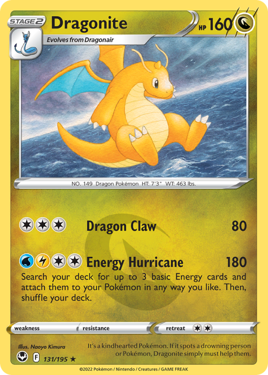 Dragonite 131/195 Sword & Shield Silver Tempest